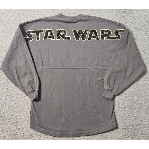 Disney Spirit Jersey Adult Size XS Gray Star Wars Chrome Oversized - Picture 1 of 6